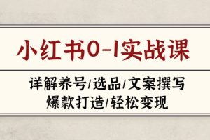 小红书0-1实战课(2023-2025