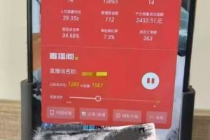一部手机+AI无人直播系统，小白也能轻松实现24小时躺赚